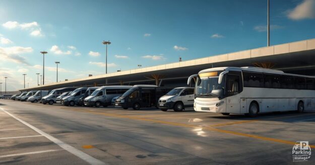 Parking de larga estancia en Málaga Aeropuerto con shuttle directo, Low Cost Parking Malaga